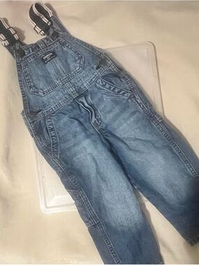 OshKosh B'gosh Kids Medium Blue Denim Relaxed Overalls